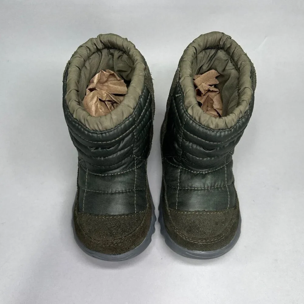 The‎ North Face Boy's Size 5 Green Winter Boots